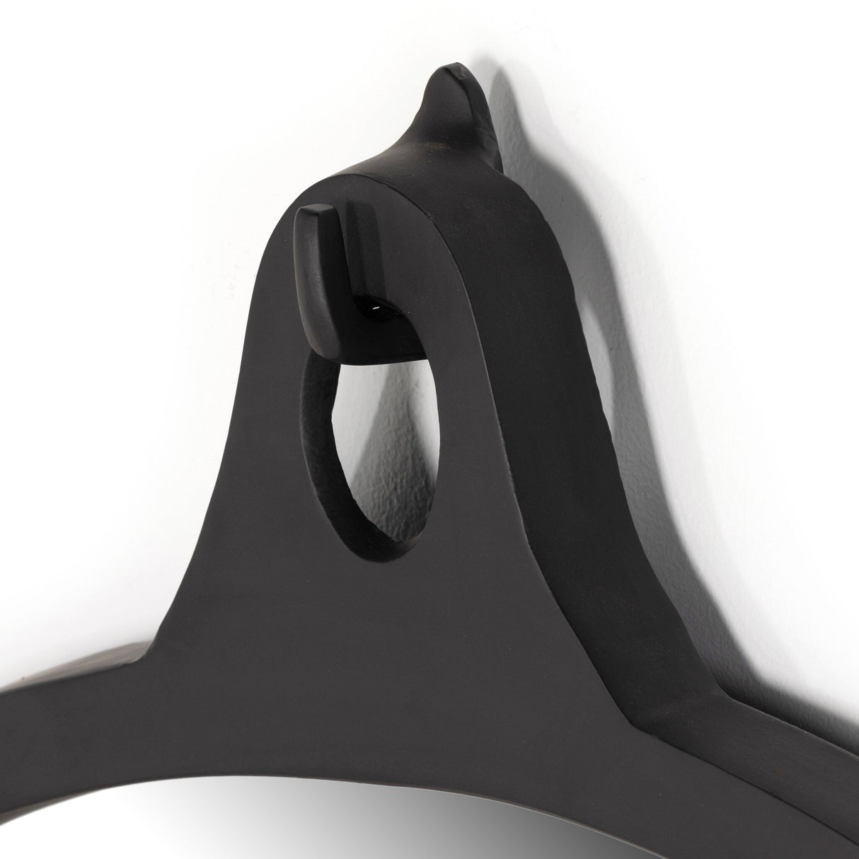 Hyde Round Mirror in Black Aluminum from Four Hands - Luna Furniture