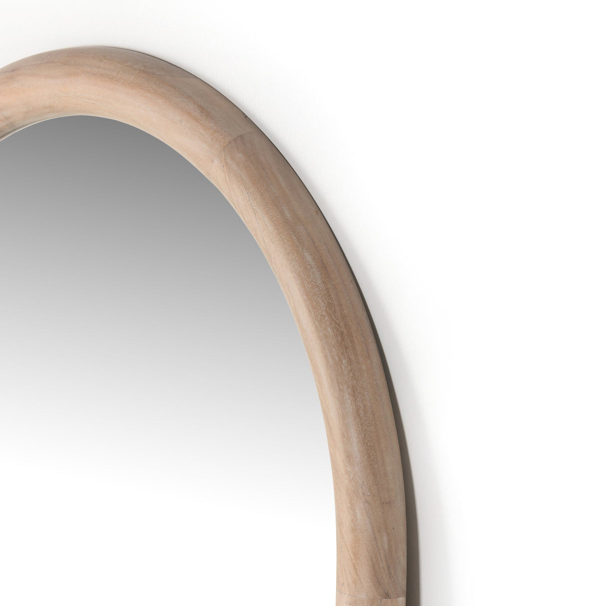 Gulliver Floor Mirror in Whitewash Acacia from Four Hands - Luna Furniture