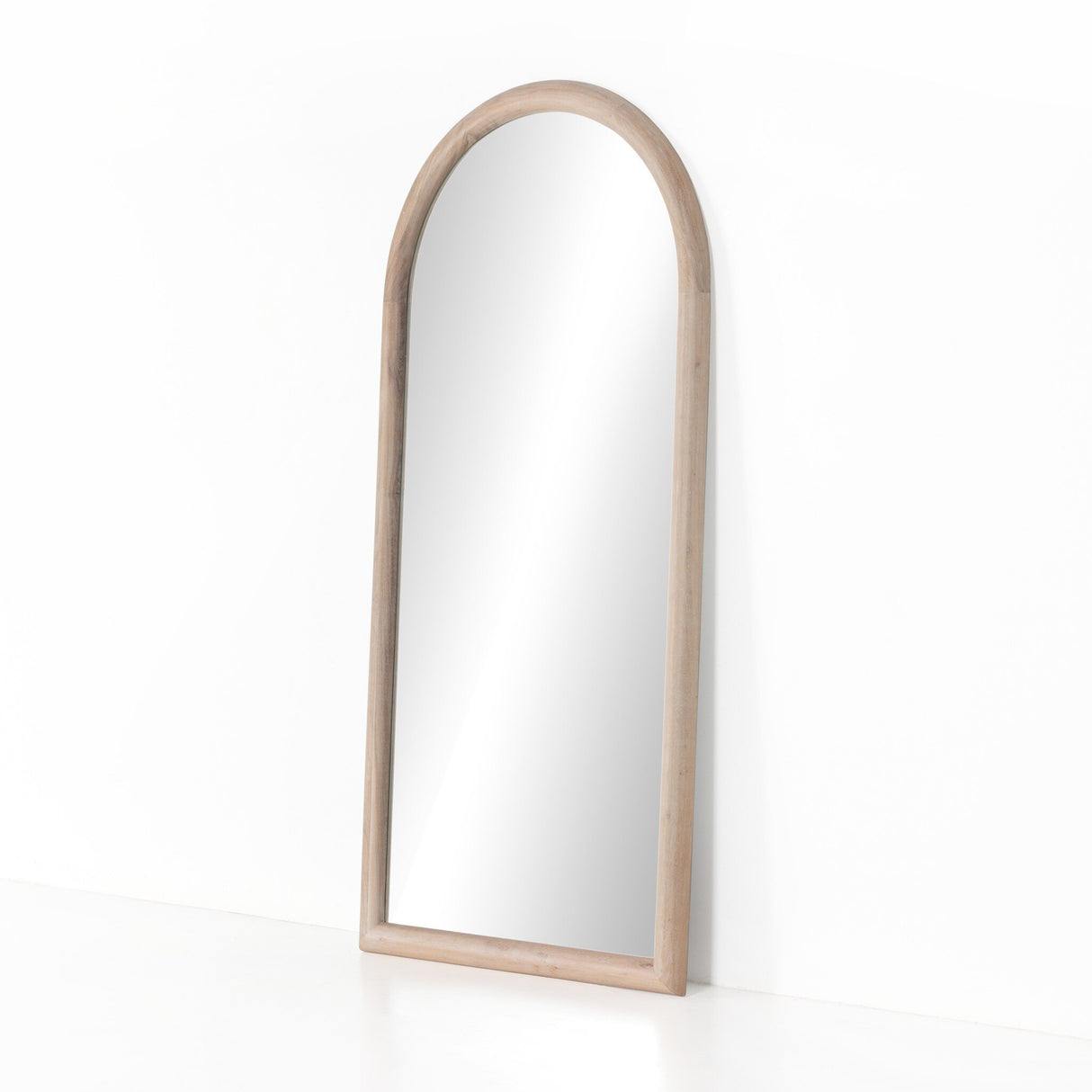 Gulliver Floor Mirror in Whitewash Acacia from Four Hands - Luna Furniture
