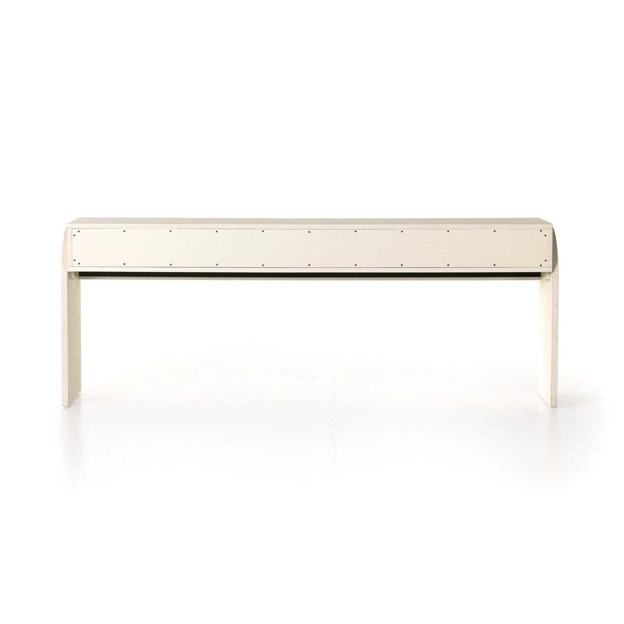 Cressida Console Table in Ivory Painted Linen from Four Hands - Luna Furniture