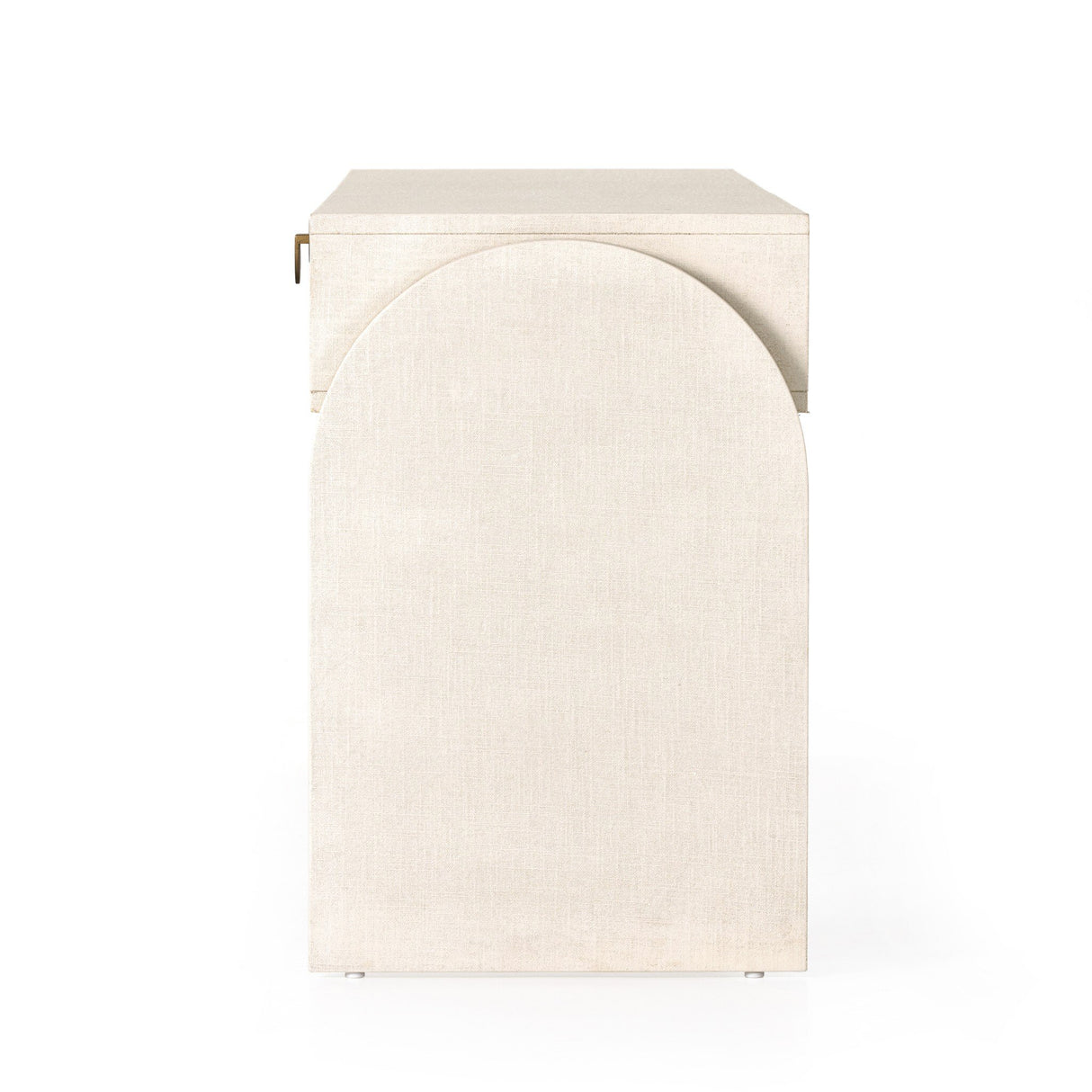 Cressida Console Table in Ivory Painted Linen from Four Hands - Luna Furniture