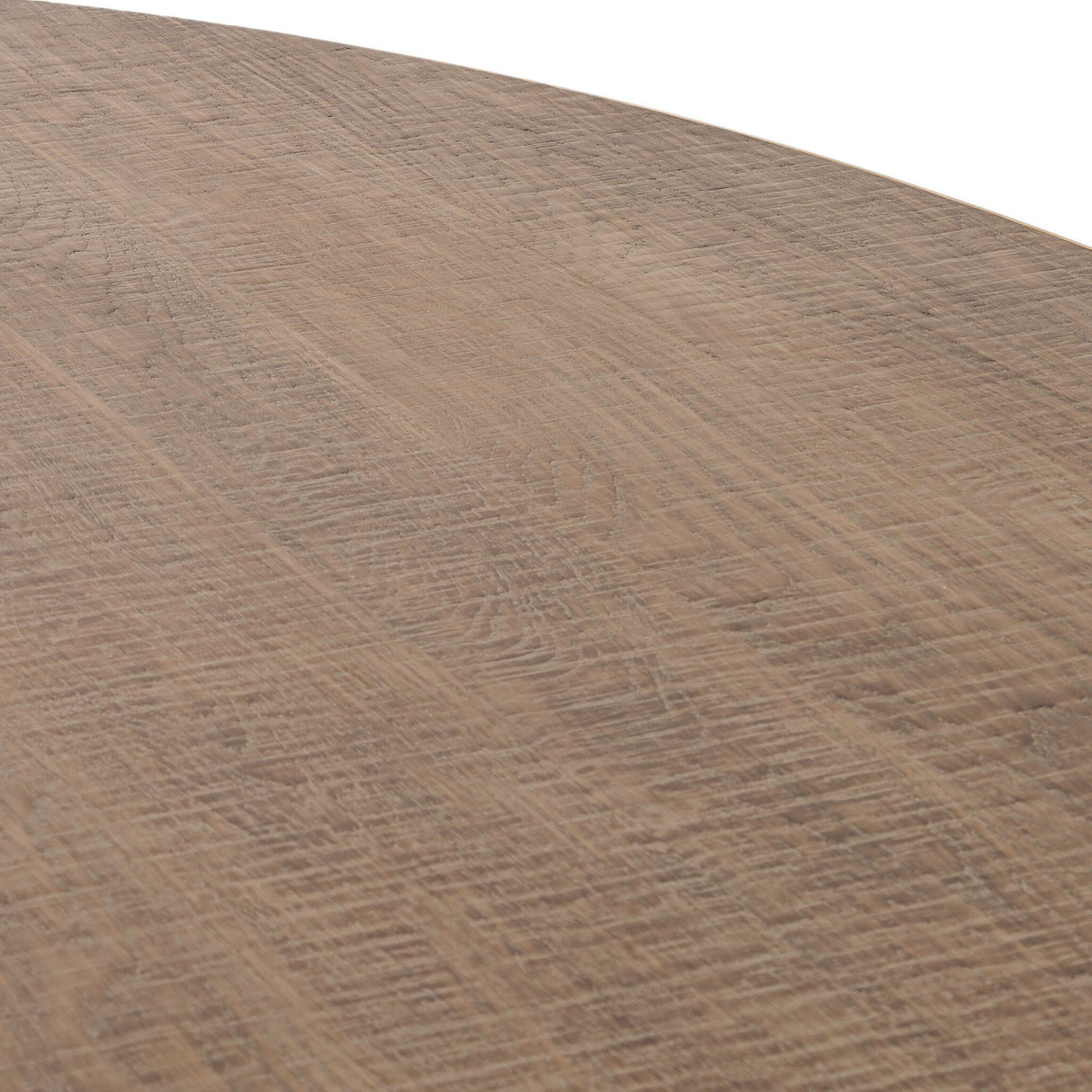 Evans Oval Dining Table in Reclaimed Burnt Oak from Four Hands - Luna Furniture