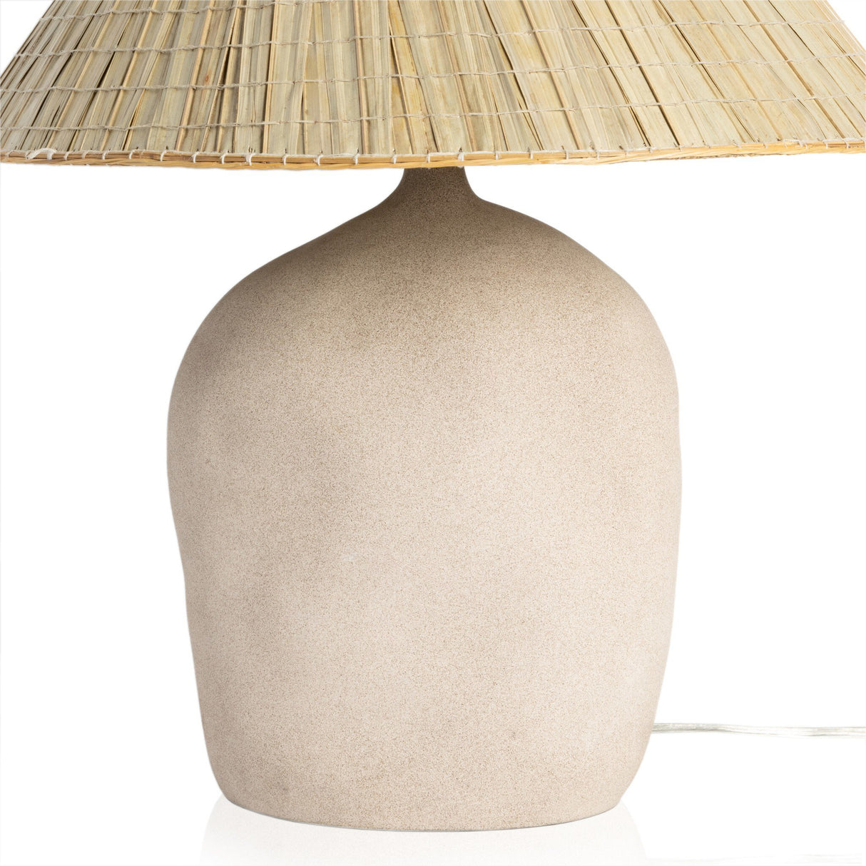Cobb Table Lamp in Sand Porcelain from Four Hands - Luna Furniture