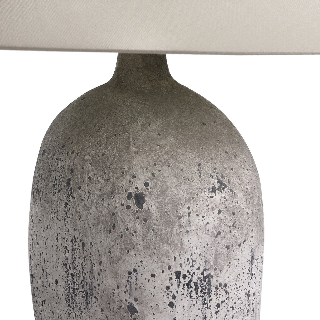 Cobb Table Lamp in Antique White Ceramic from Four Hands - Luna Furniture