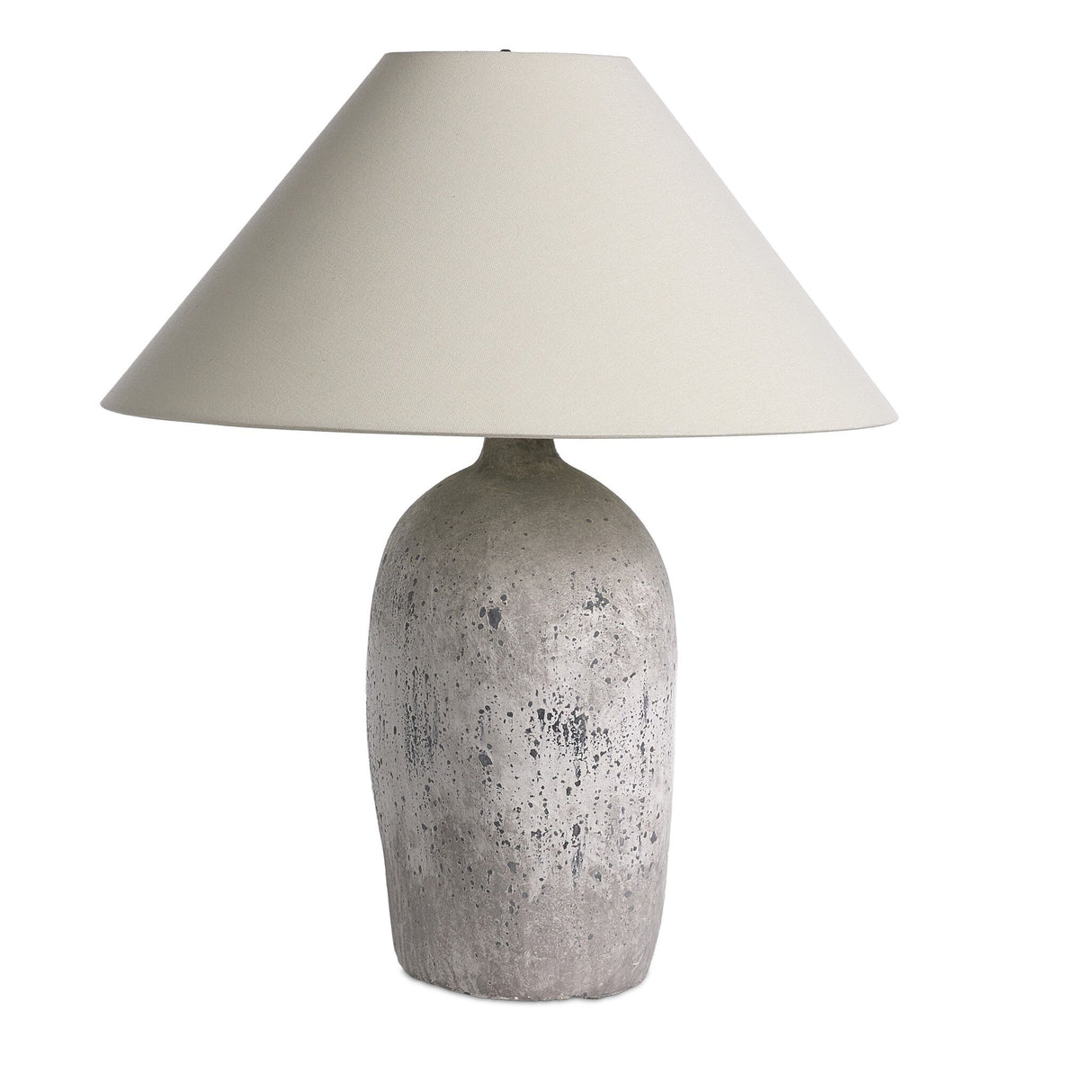 Cobb Table Lamp in Antique White Ceramic from Four Hands - Luna Furniture