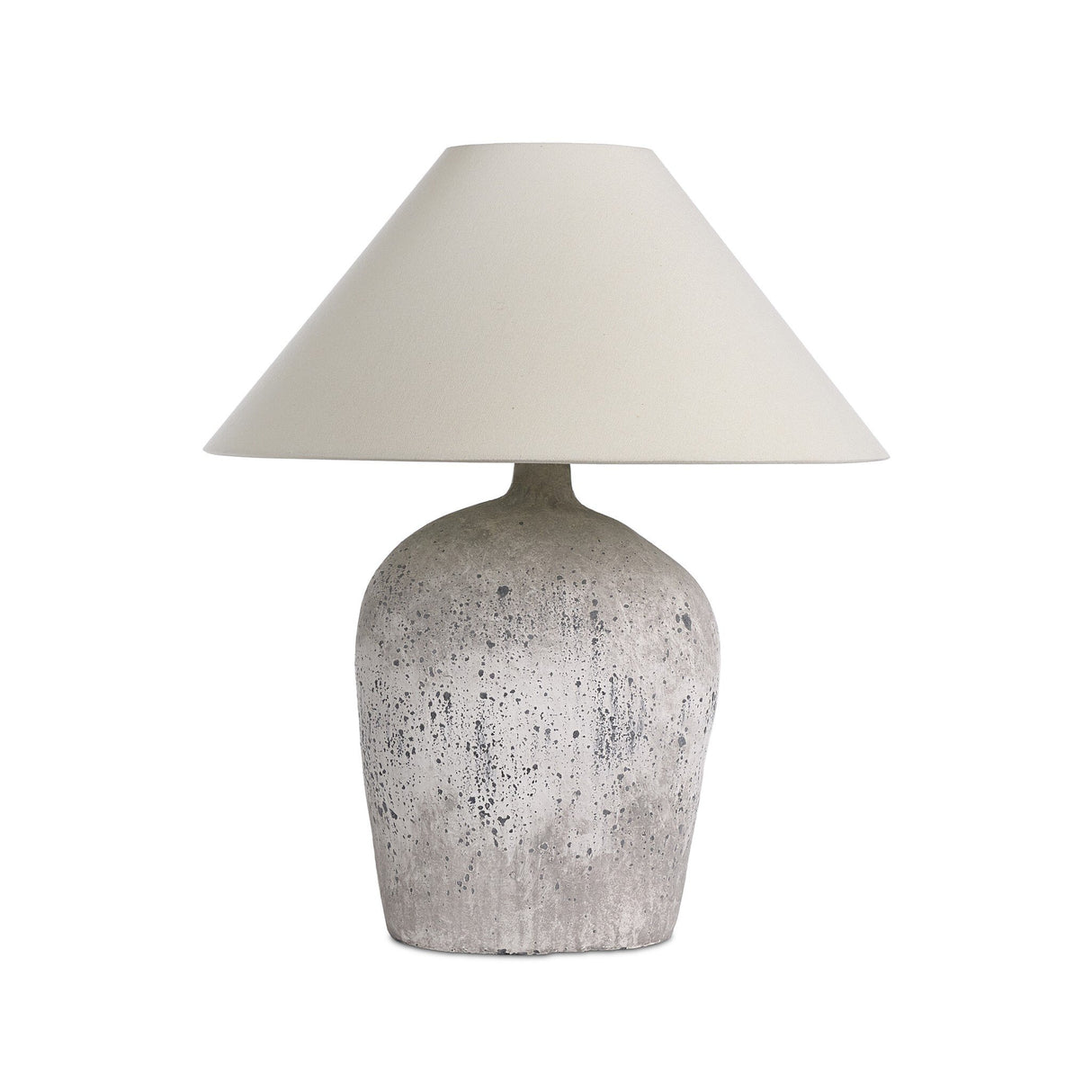 Cobb Table Lamp in Antique White Ceramic from Four Hands - Luna Furniture