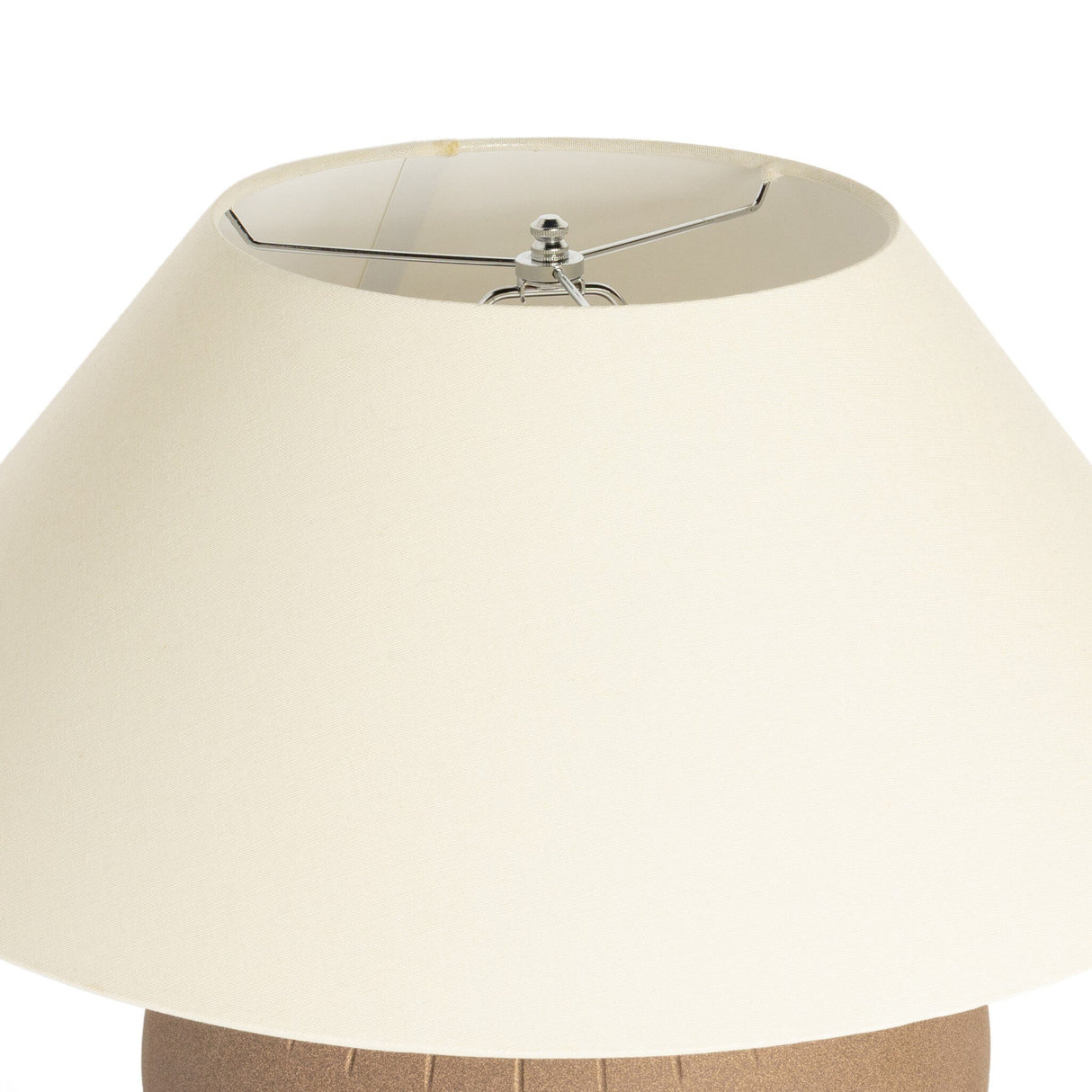 Honus Table Lamp in Dark Sand Porcelain Ceramic from Four Hands - Luna Furniture