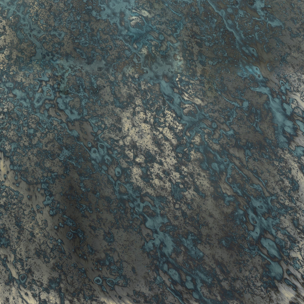 Acid Wash Mirror in Iron Matte Black from Four Hands - Luna Furniture