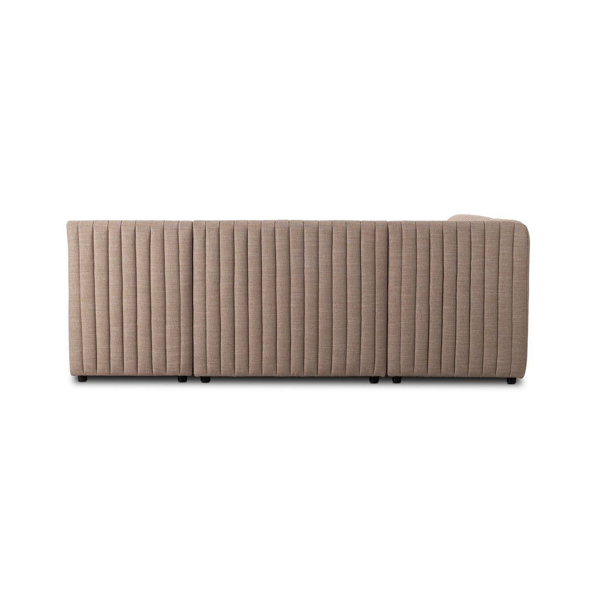 Augustine Dining Banquette, L-Shape in Crypton Nomad Taupe from Four Hands - Luna Furniture