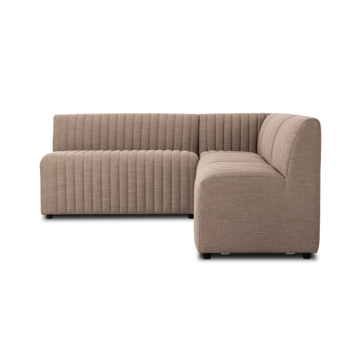 Augustine Dining Banquette, L-Shape in Crypton Nomad Taupe from Four Hands - Luna Furniture