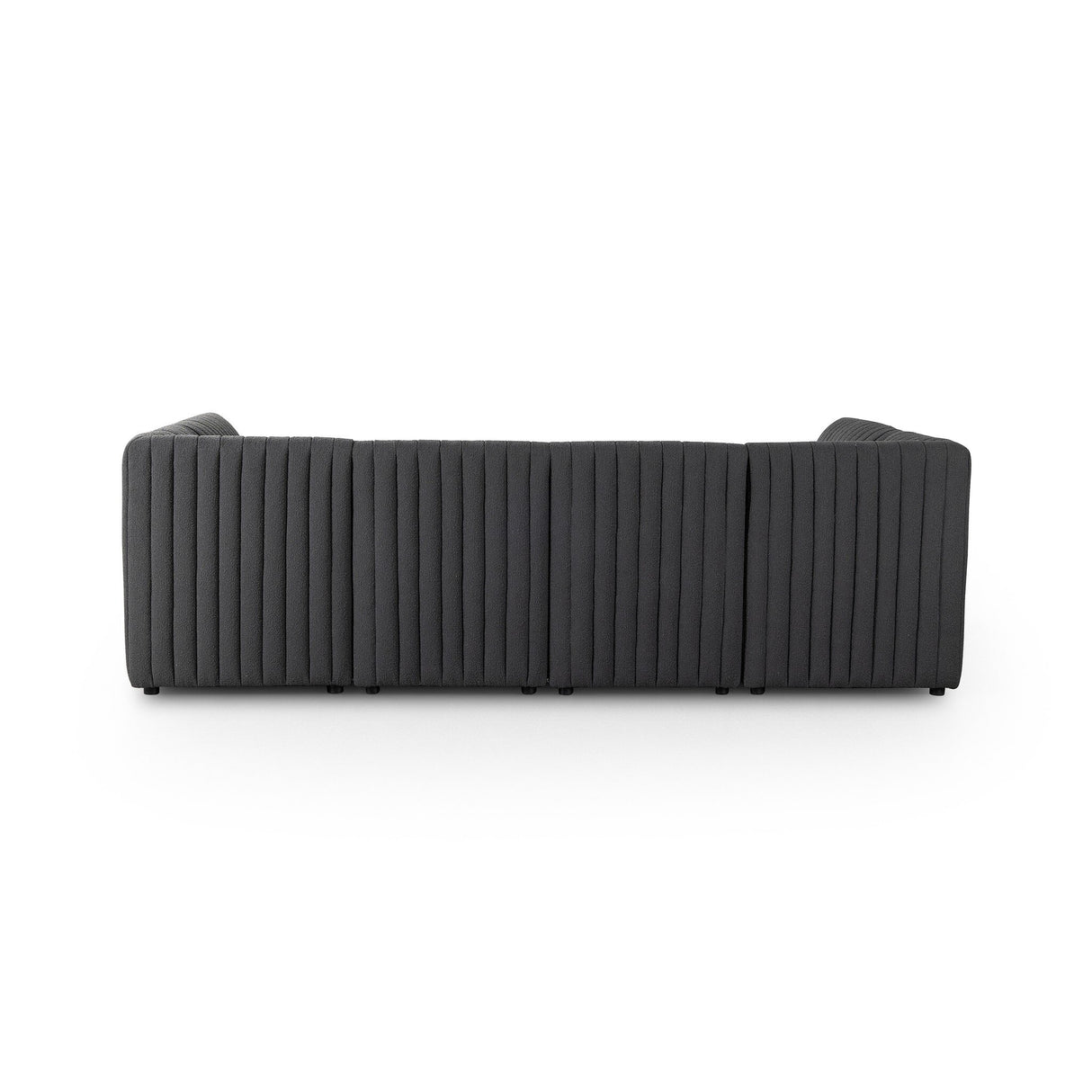 Augustine Dining Banquette, U Shape in FIQA Boucle Charcoal from Four Hands - Luna Furniture