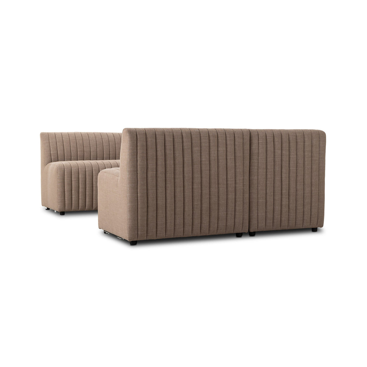 Augustine Dining Banquette, U Shape in Crypton Nomad Taupe from Four Hands - Luna Furniture