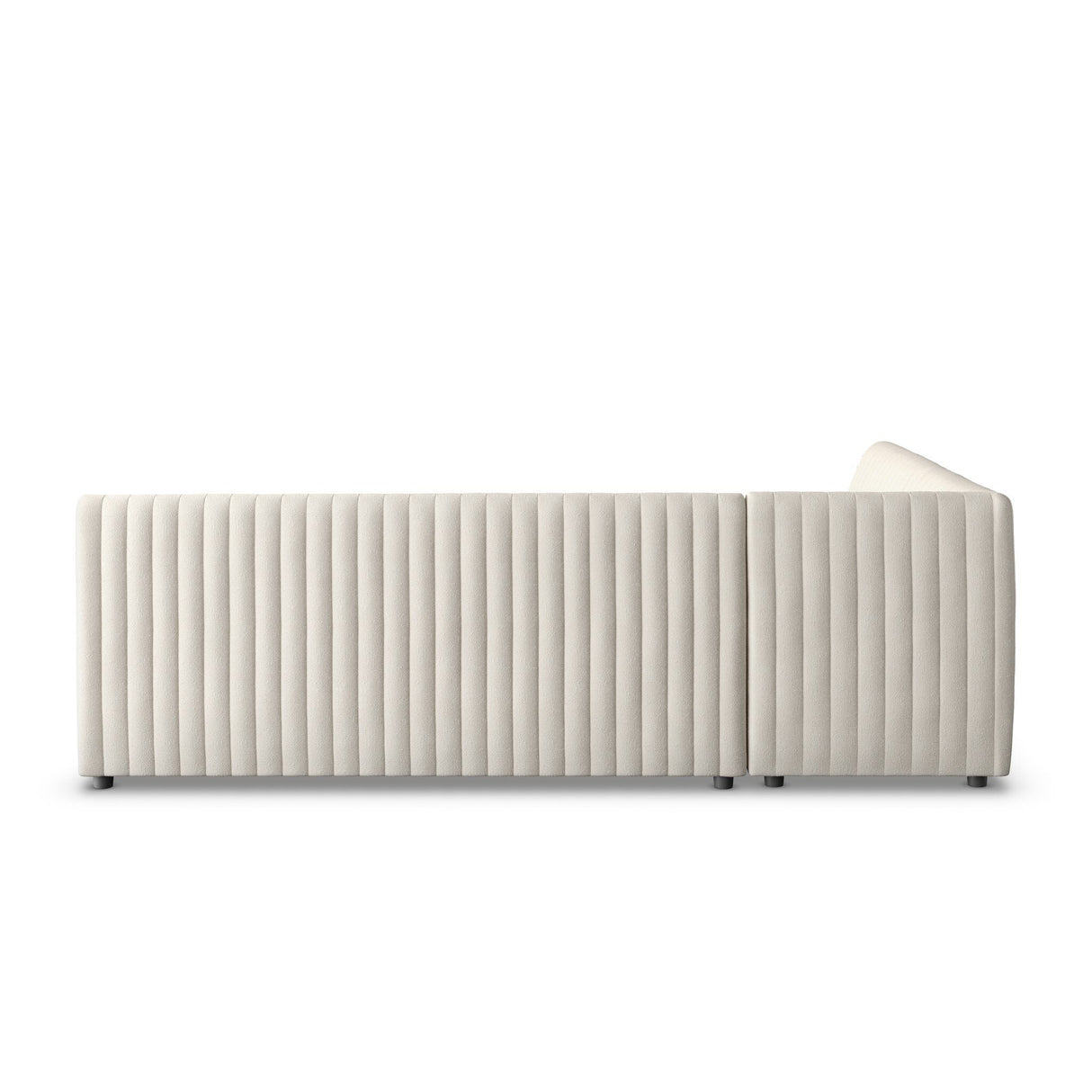 Augustine Dining Banquette, L-Shape in Capri Oatmeal from Four Hands - Luna Furniture