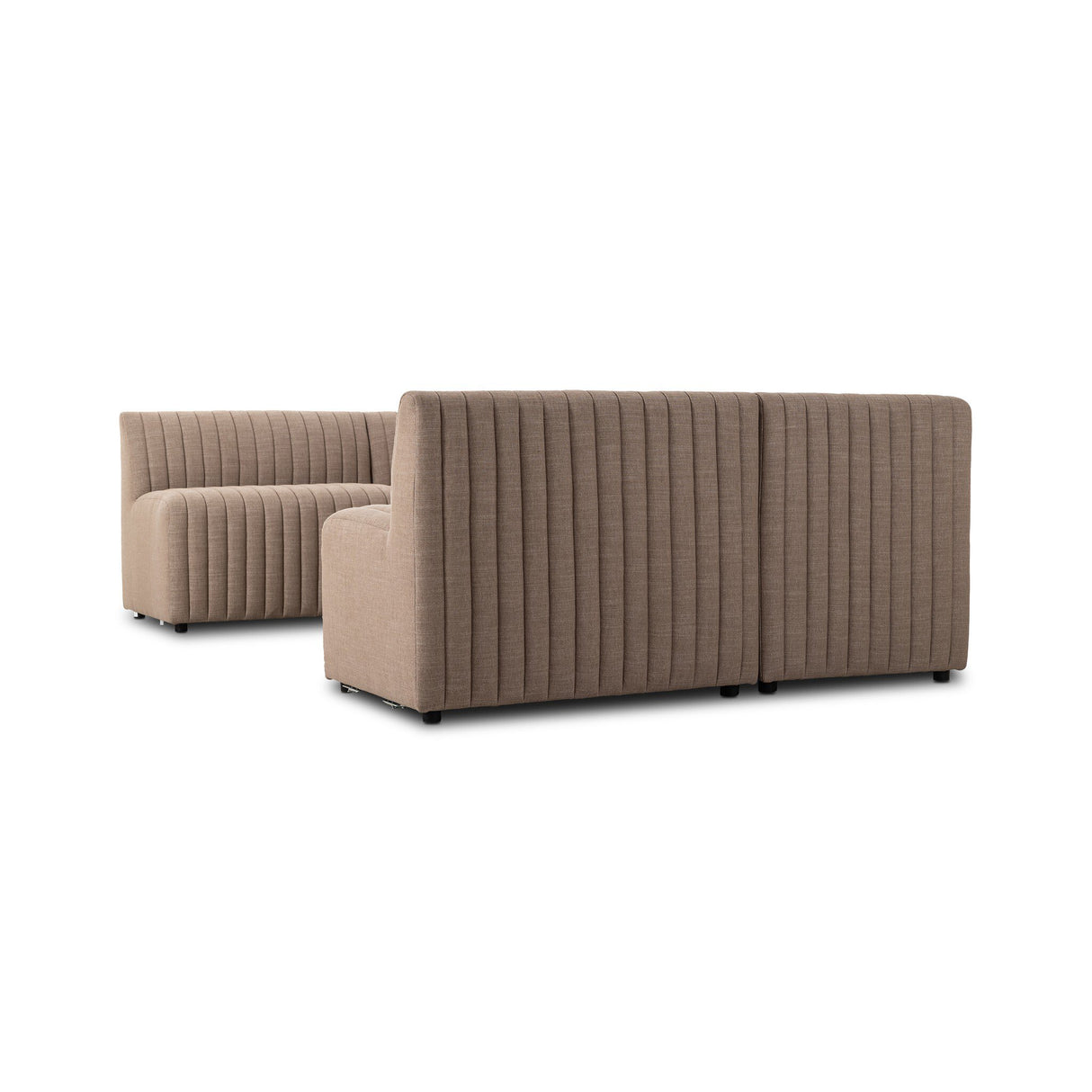 Augustine Dining Banquette, U Shape in Crypton Nomad Taupe from Four Hands - Luna Furniture
