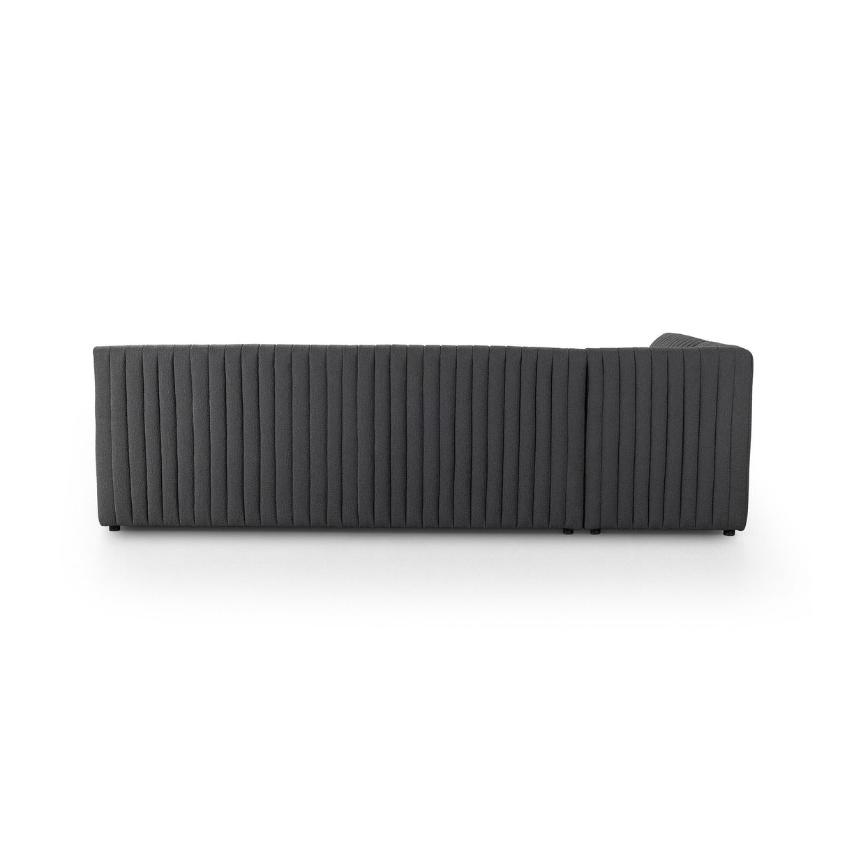 Augustine Dining Banquette, L-Shape in FIQA Boucle Charcoal from Four Hands - Luna Furniture