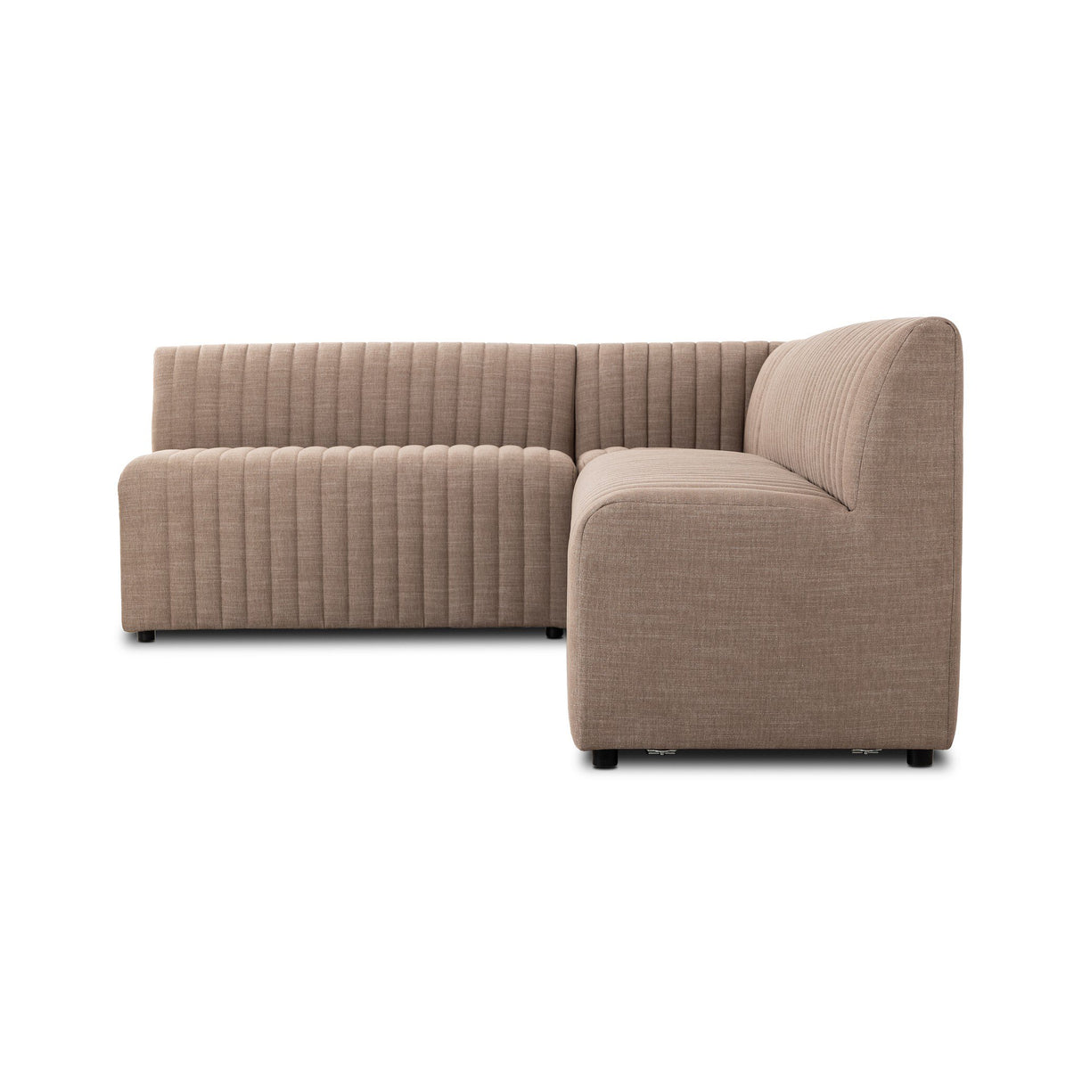 Augustine Dining Banquette, L-Shape in Crypton Nomad Taupe from Four Hands - Luna Furniture