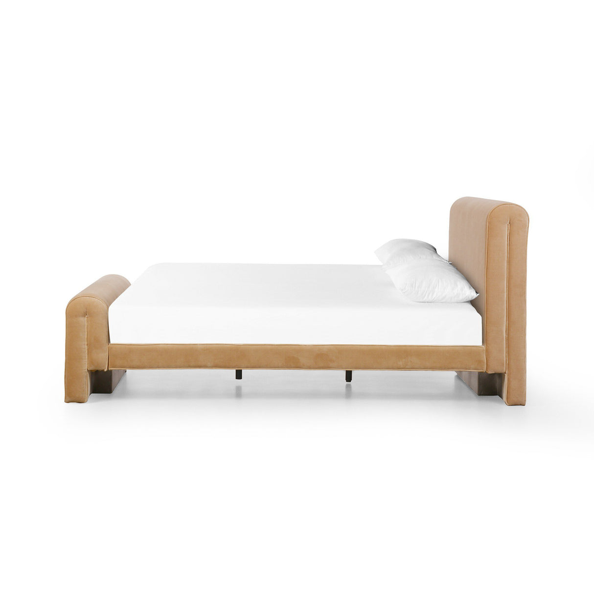 Mitchell Bed in Surrey Camel from Four Hands - Luna Furniture