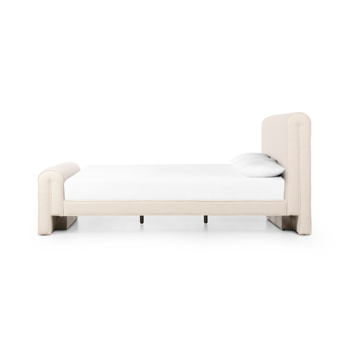 Mitchell Bed in Thames Cream from Four Hands - Luna Furniture
