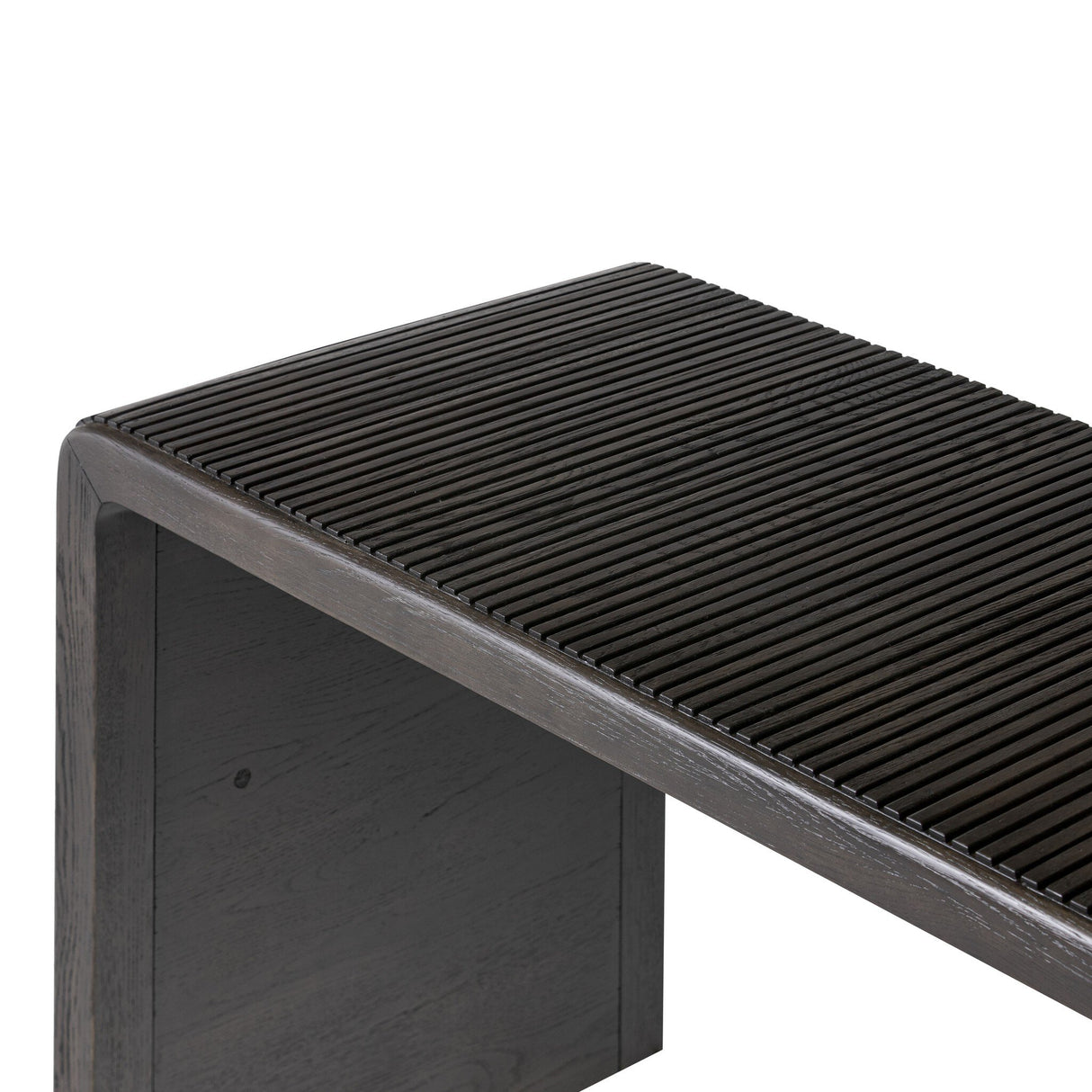 Leo Console Table in Smoked Black from Four Hands - Luna Furniture