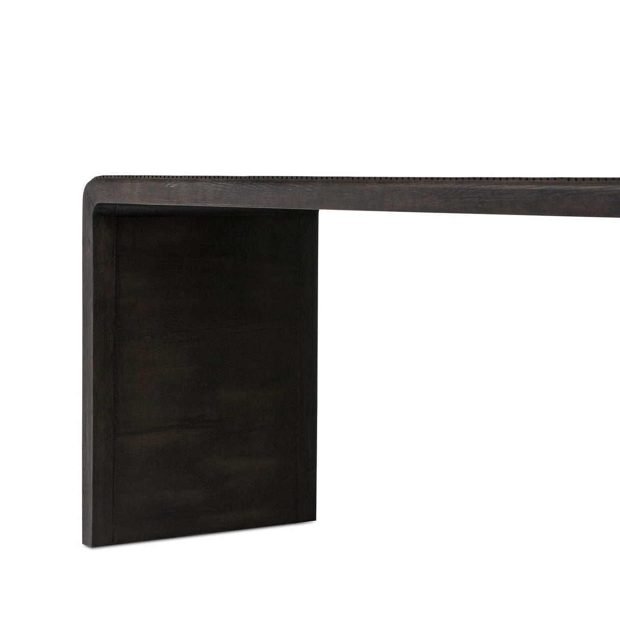 Leo Console Table in Smoked Black from Four Hands - Luna Furniture