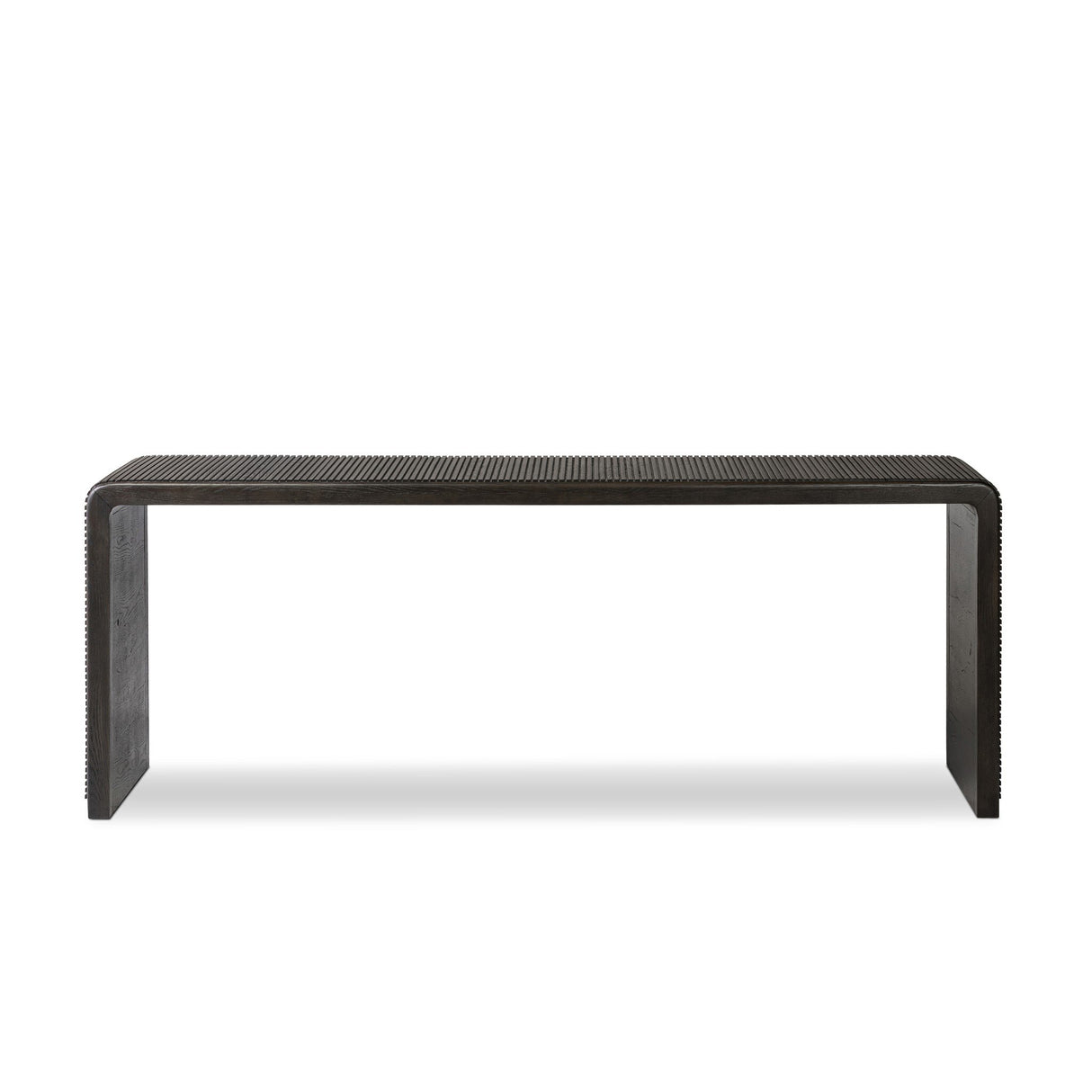 Leo Console Table in Smoked Black from Four Hands - Luna Furniture
