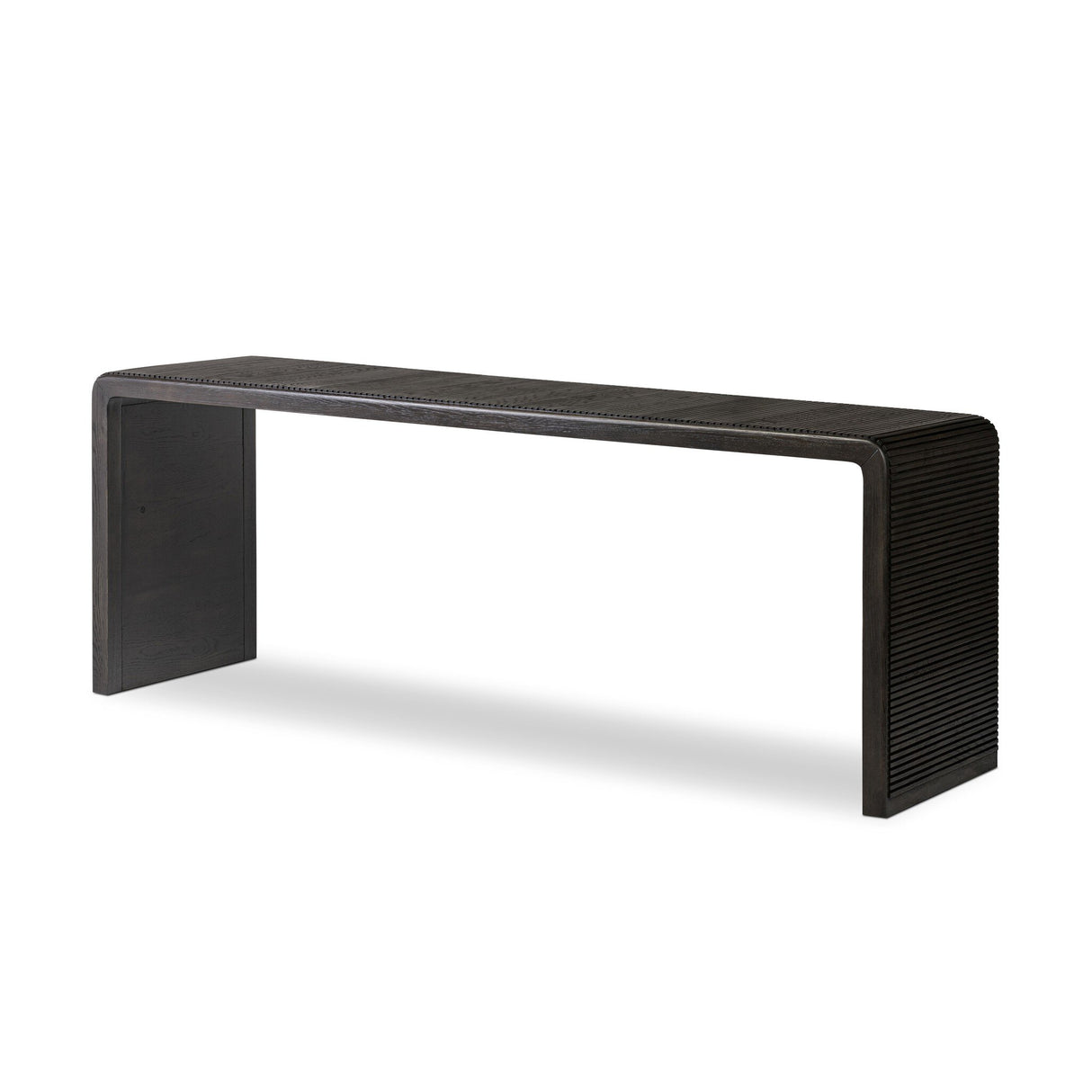 Leo Console Table in Smoked Black from Four Hands - Luna Furniture