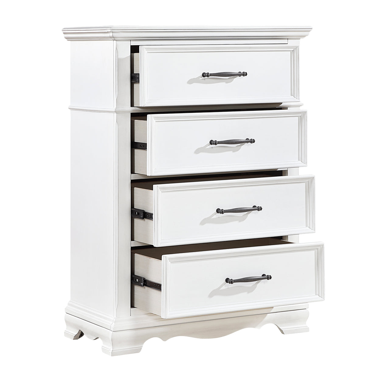 York White Panel Bedroom Set from Homelegance - Luna Furniture