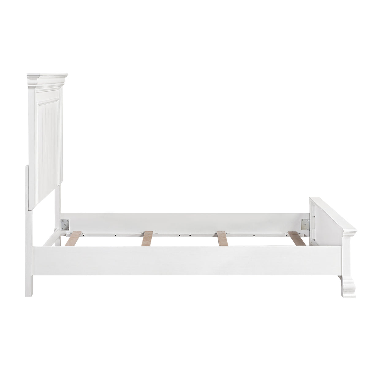 York White 5pc Set (QB+NS+DR+MR+CH) from Homelegance - Luna Furniture