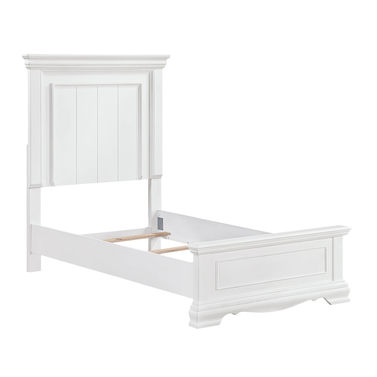 York White Twin Bed from Homelegance - Luna Furniture