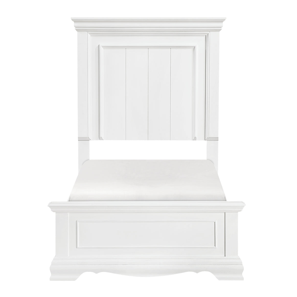 York White Youth Panel Bedroom Set from Homelegance - Luna Furniture