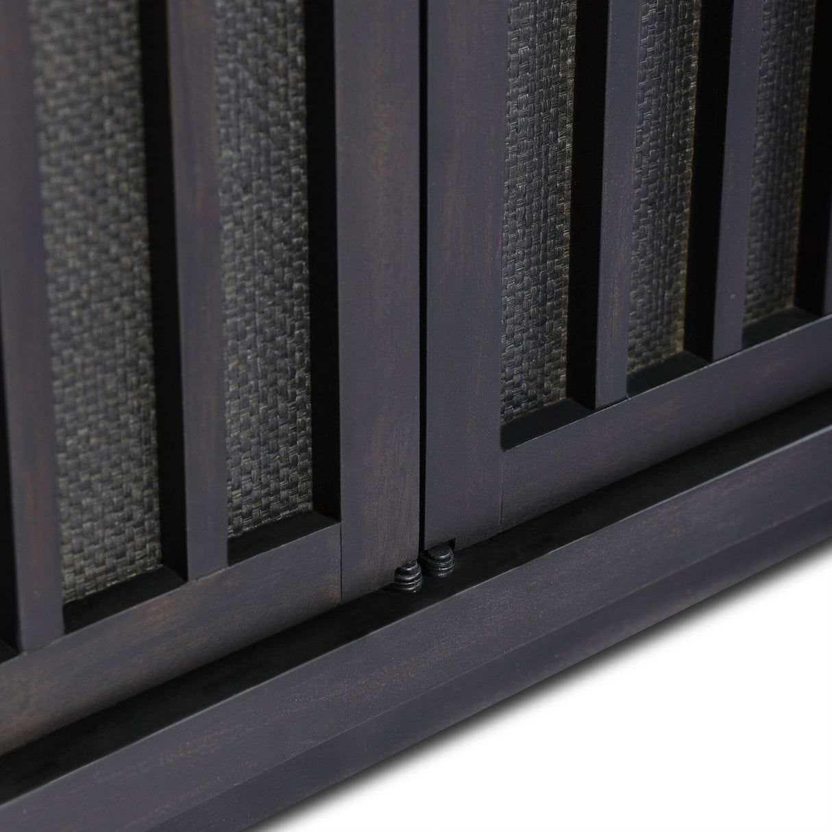 Nyland Media Console in Black Mahogany Veneer from Four Hands - Luna Furniture