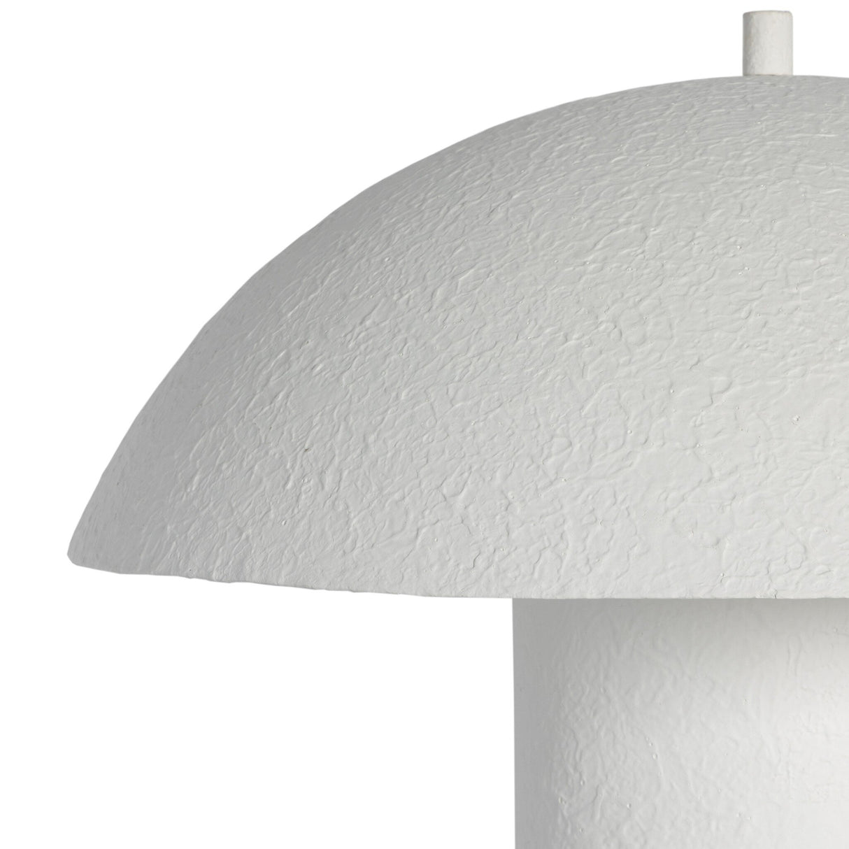 Santorini Table Lamp in Matte White Plaster from Four Hands - Luna Furniture