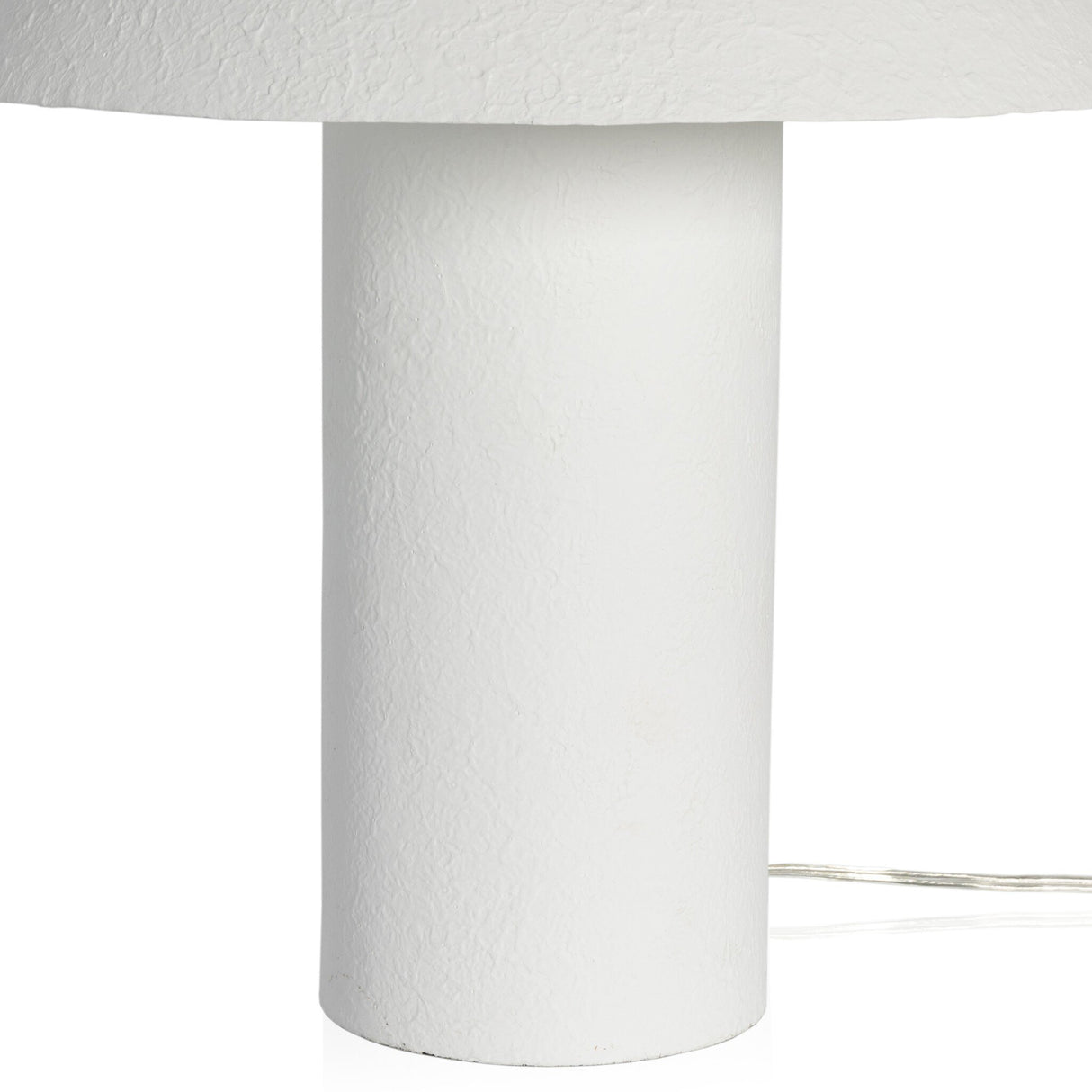 Santorini Table Lamp in Matte White Plaster from Four Hands - Luna Furniture