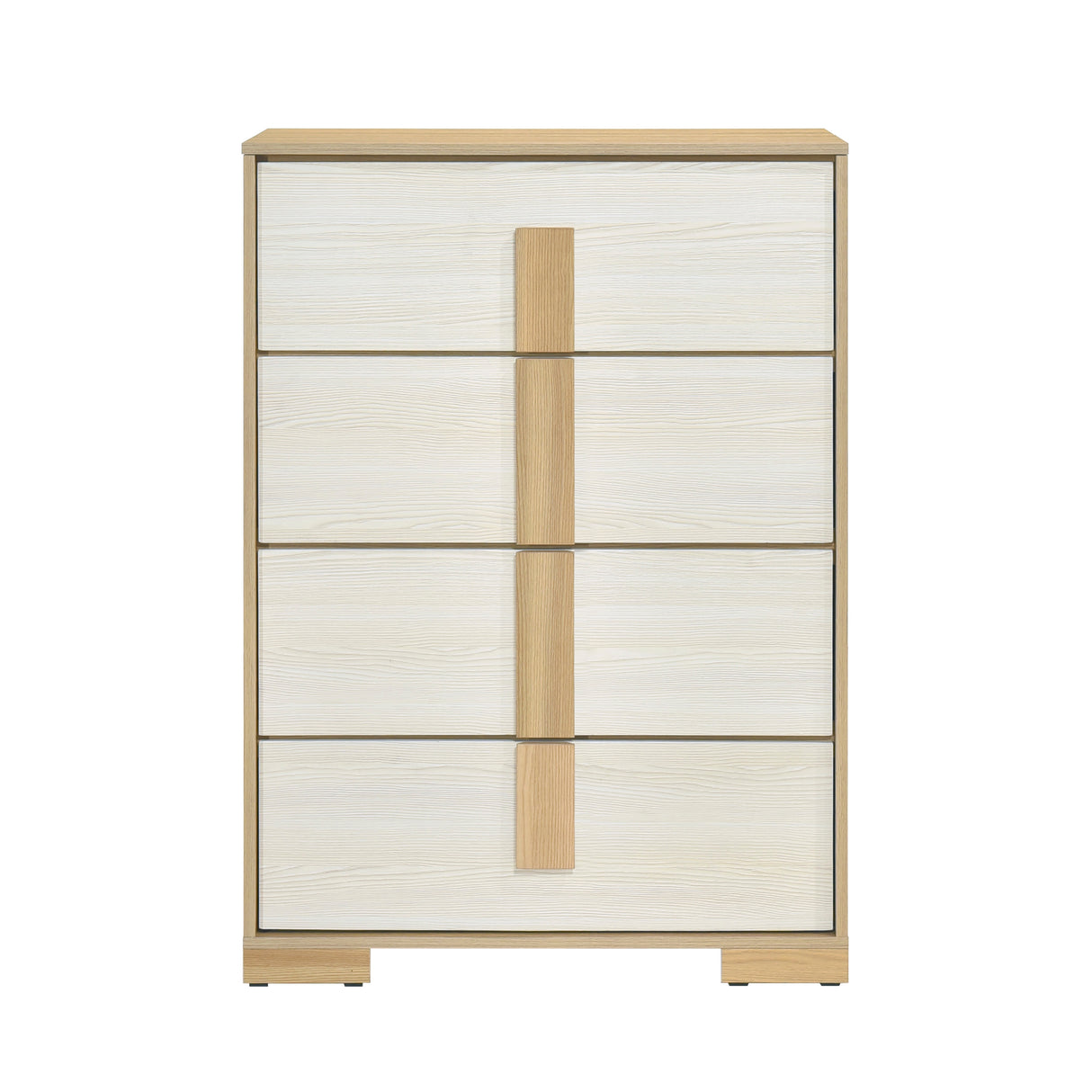 Sterling Natural/White 5pc Set (QB+NS+DR+MR+CH) from Homelegance - Luna Furniture