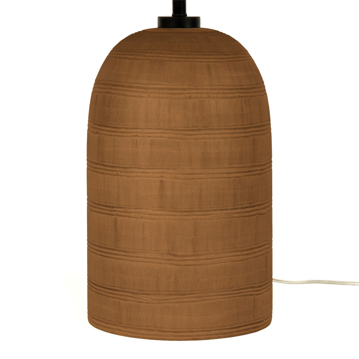 Brynner Table Lamp in Etched Amber Glass from Four Hands - Luna Furniture