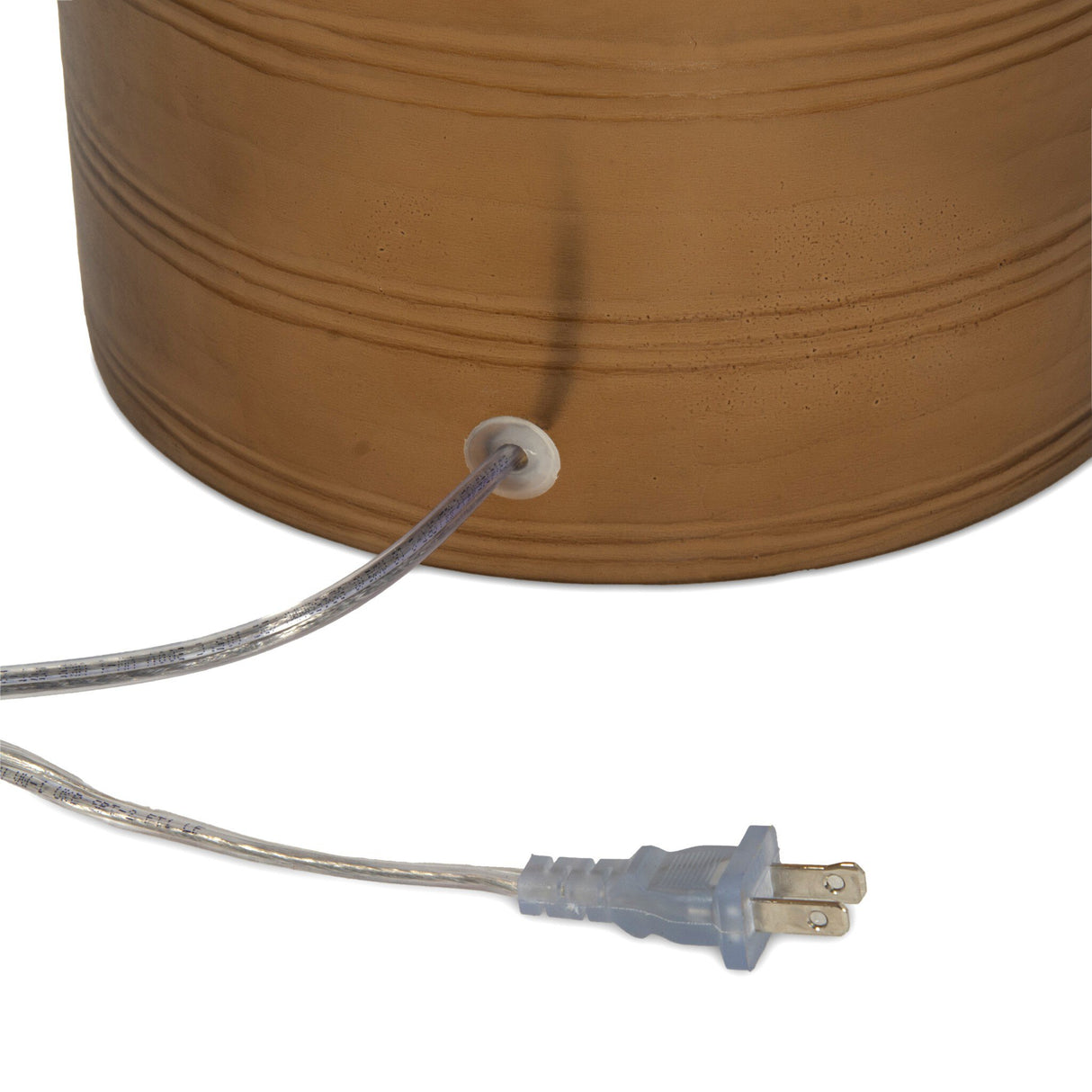 Brynner Table Lamp in Etched Amber Glass from Four Hands - Luna Furniture