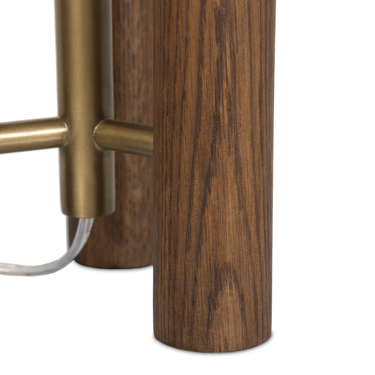 Medici Table Lamp in Warm Brown Oak from Four Hands - Luna Furniture