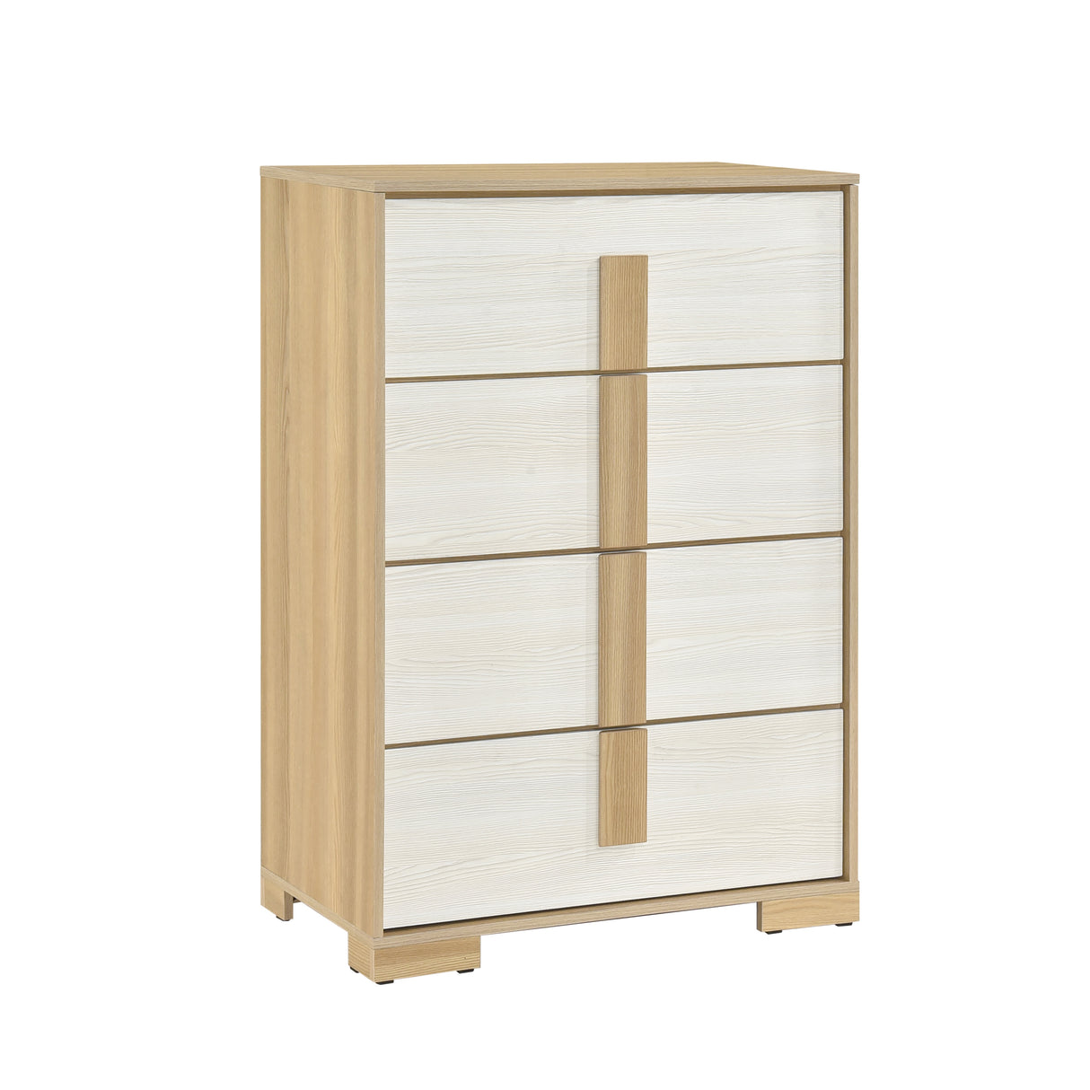 Sterling Natural/White 5pc Set (TB+NS+DR+MR+CH) from Homelegance - Luna Furniture
