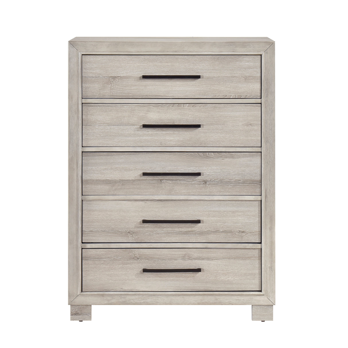 Everett Gray 5pc Set (QB+NS+DR+MR+CH) from Homelegance - Luna Furniture