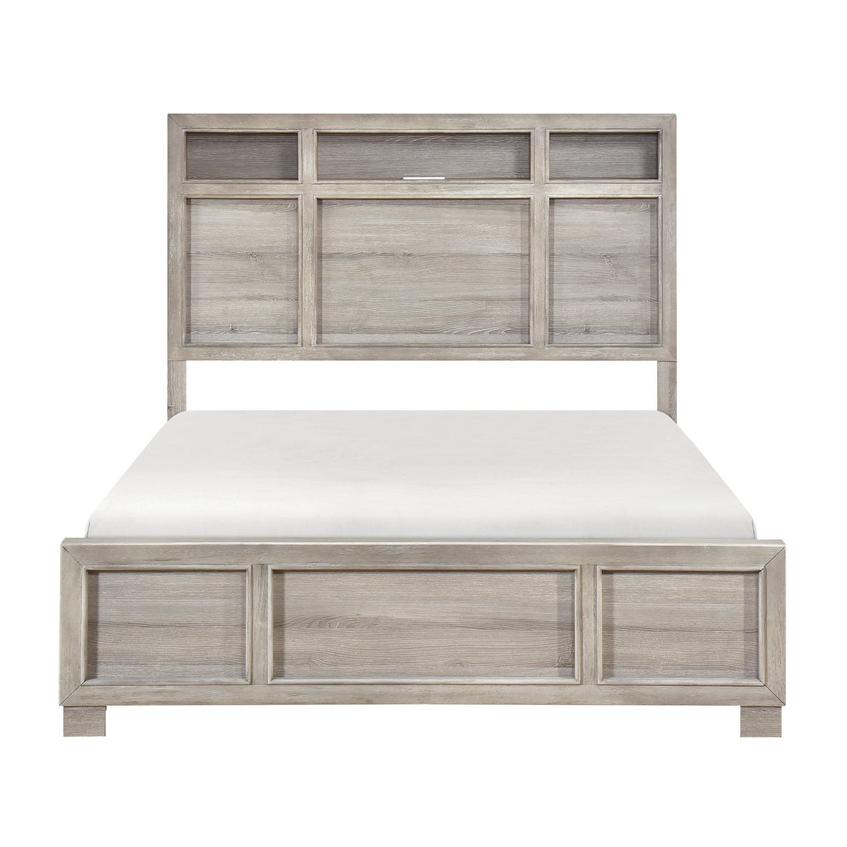 Everett Gray California King Bed from Homelegance - Luna Furniture