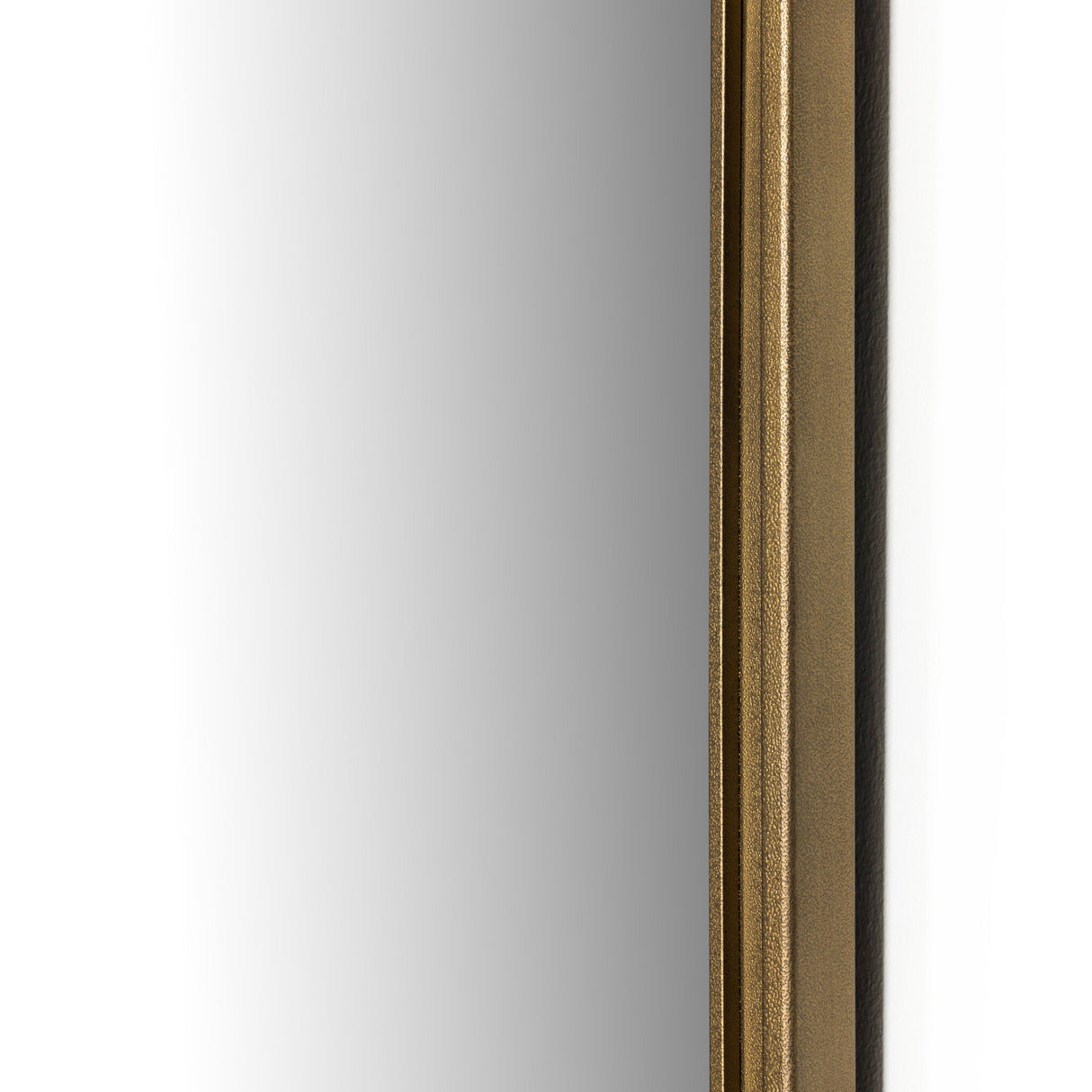 Effie Mirror in Raw Antique Brass Iron from Four Hands - Luna Furniture