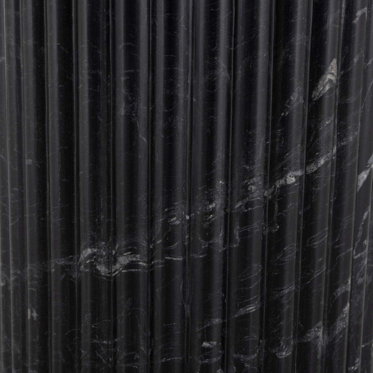 Oranda End Table in Black Marble from Four Hands - Luna Furniture