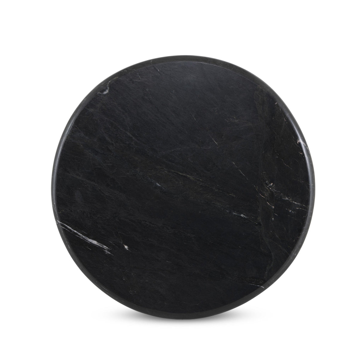 Oranda End Table in Black Marble from Four Hands - Luna Furniture