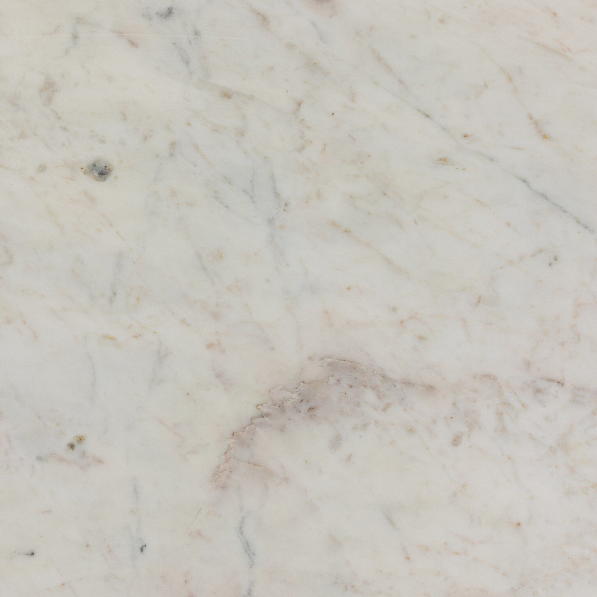 Oranda Coffee Table in Polished White Marble w/ Sealant from Four Hands - Luna Furniture