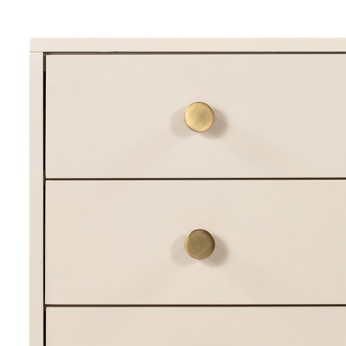 Van Rectangular Nightstand in Matte Alabaster from Four Hands - Luna Furniture