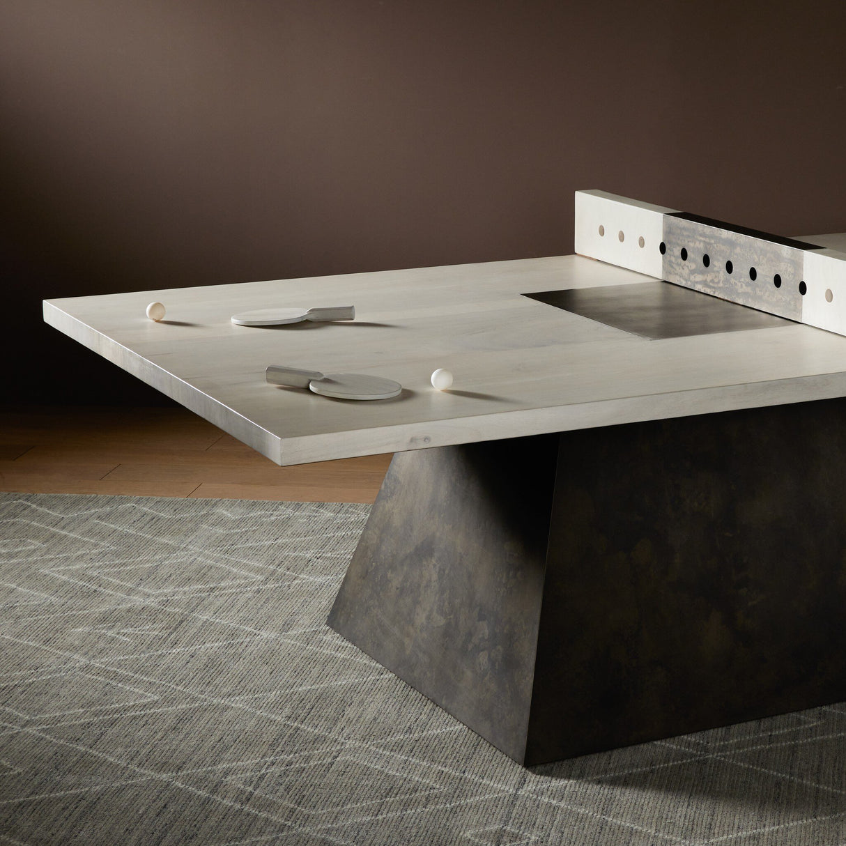 Ping Pong Table in Bleached Guanacaste from Four Hands - Luna Furniture