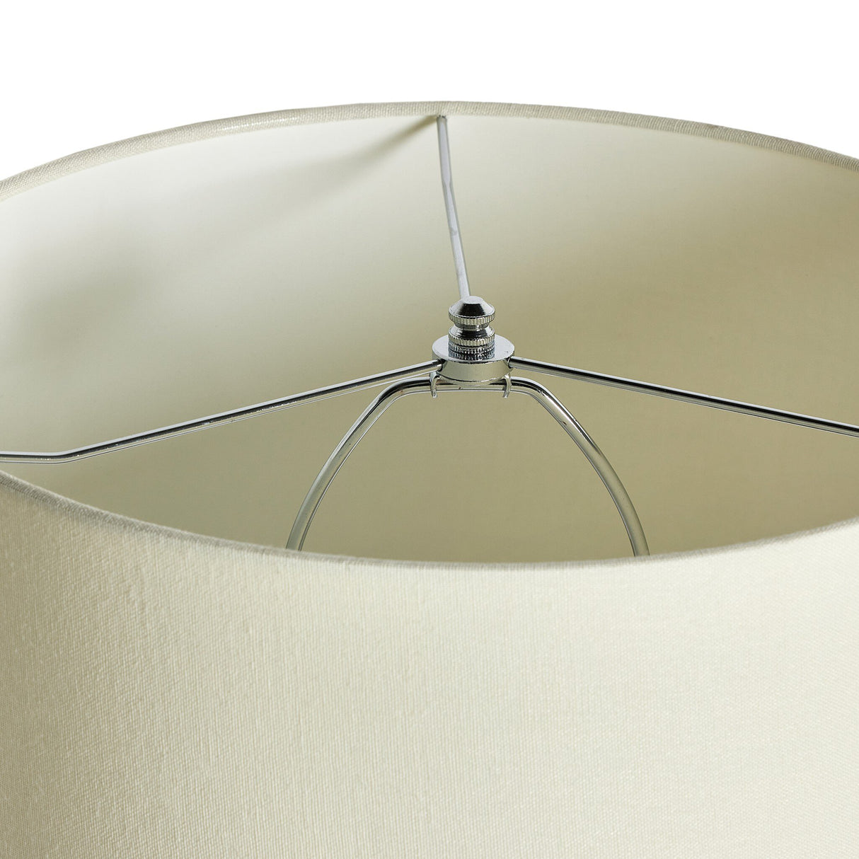 Ozer Table Lamp in Reactive White Glaze from Four Hands - Luna Furniture