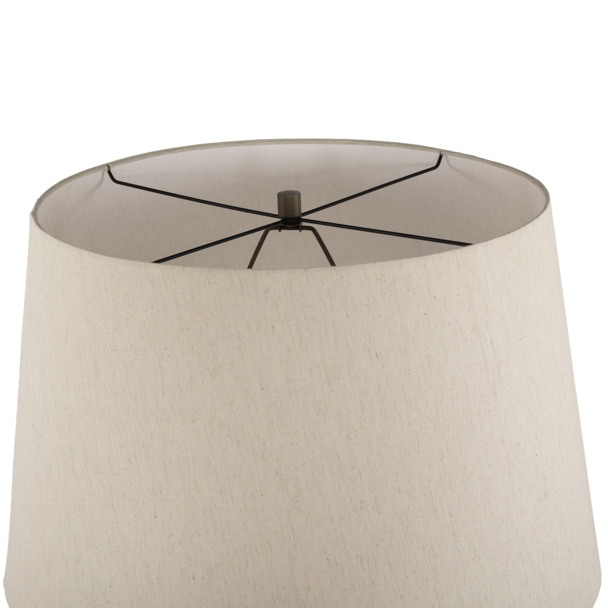 Ziggy Floor Lamp in Hammered Smoked Nickel from Four Hands - Luna Furniture