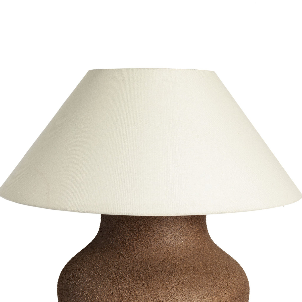 Parma Table Lamp in Textured Dark Sand Porcelain from Four Hands - Luna Furniture