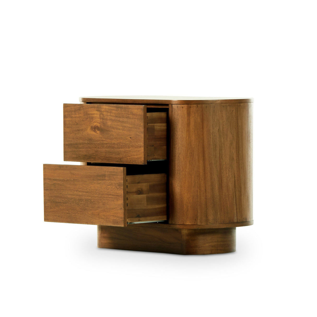 Paden Nightstand in Seasoned Brown Acacia from Four Hands - Luna Furniture